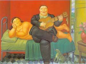 a concert 1995 by Botero Fernando Oil Painting reproduction