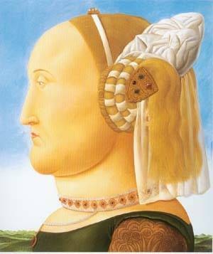 after piero della francesca 1998 by Botero Fernando Oil Painting reproduction
