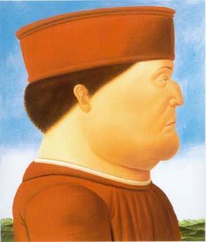 after piero della francesca 1998 by Botero Fernando Oil Painting reproduction