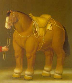horse 1992 by Botero Fernando Oil Painting reproduction