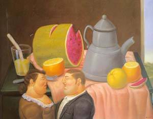 interior 1995 by Botero Fernando Oil Painting reproduction