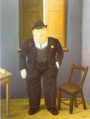 man 1998 by Botero Fernando Oil Painting reproduction