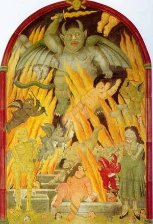gate of heaven 1993 by Botero Fernando Oil Painting reproduction