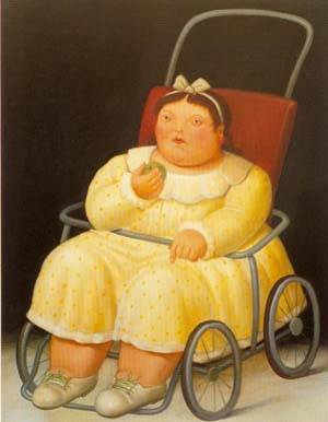 girl 1996 by Botero Fernando Oil Painting reproduction