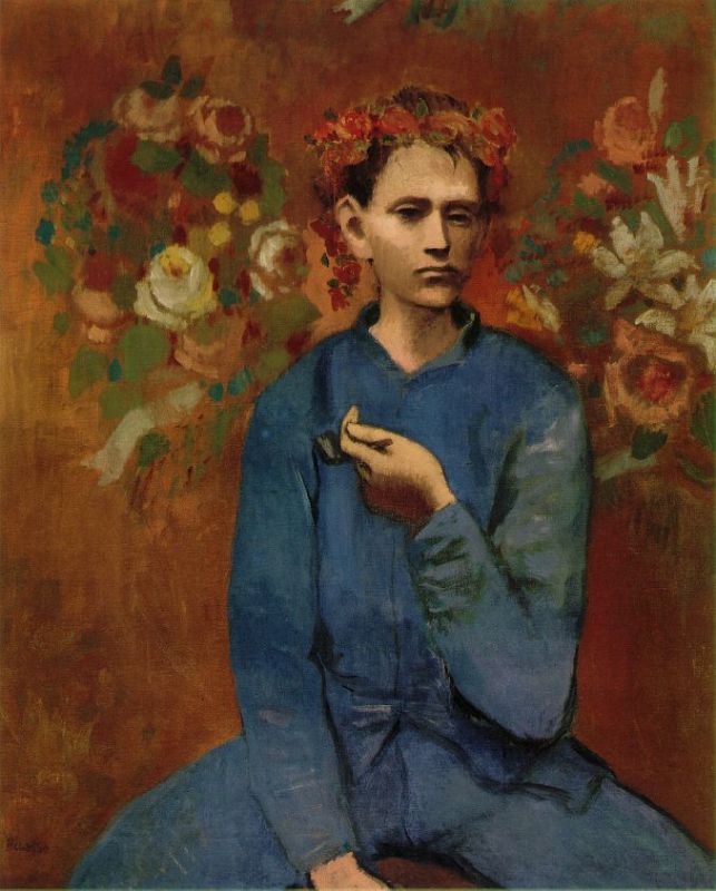 Boy with a Pipe  1905 by Picasso, Pablo Oil Painting reproduction