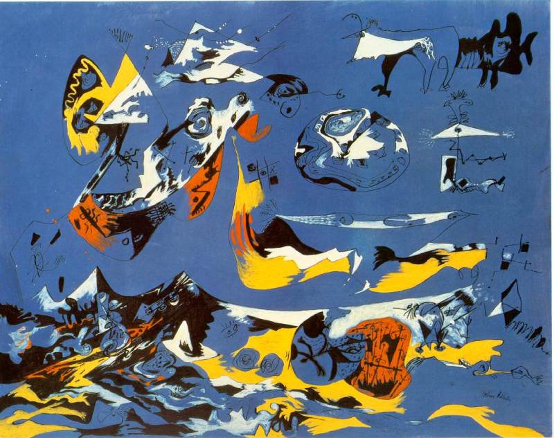Blue   c. 1943 by Pollock,Jackson Oil Painting reproduction