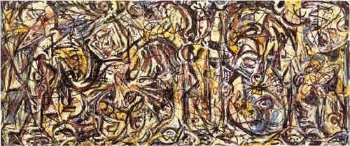 There were Seven in Eight 1945 by Pollock,Jackson Oil Painting reproduction