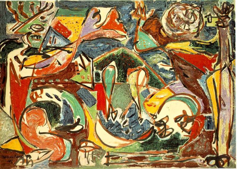 The Key  1946 by Pollock,Jackson Oil Painting reproduction