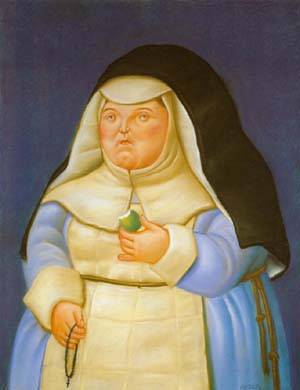 mother superior 1994 by Botero Fernando Oil Painting reproduction