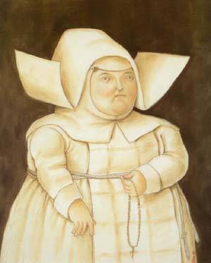mother superior 1996 by Botero Fernando Oil Painting reproduction