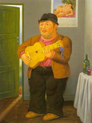 musician 1997 by Botero Fernando Oil Painting reproduction