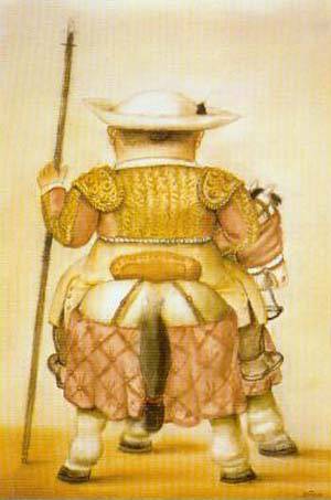picador 1984 by Botero Fernando Oil Painting reproduction