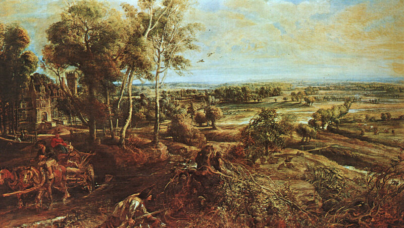 Chateau de Steen by Rubens,Pieter Pauwel Oil Painting reproduction