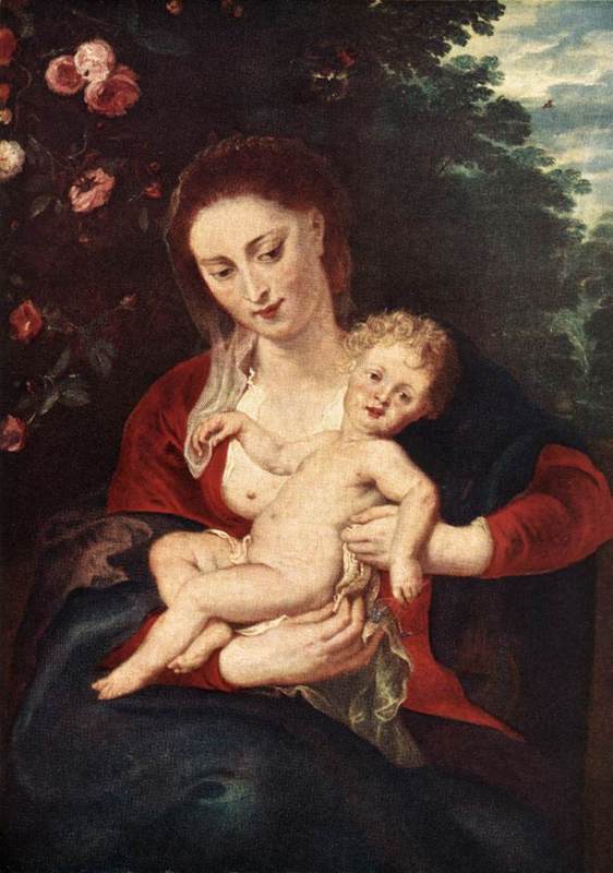 Virgin and Child(1620-24) by Rubens,Pieter Pauwel Oil Painting reproduction