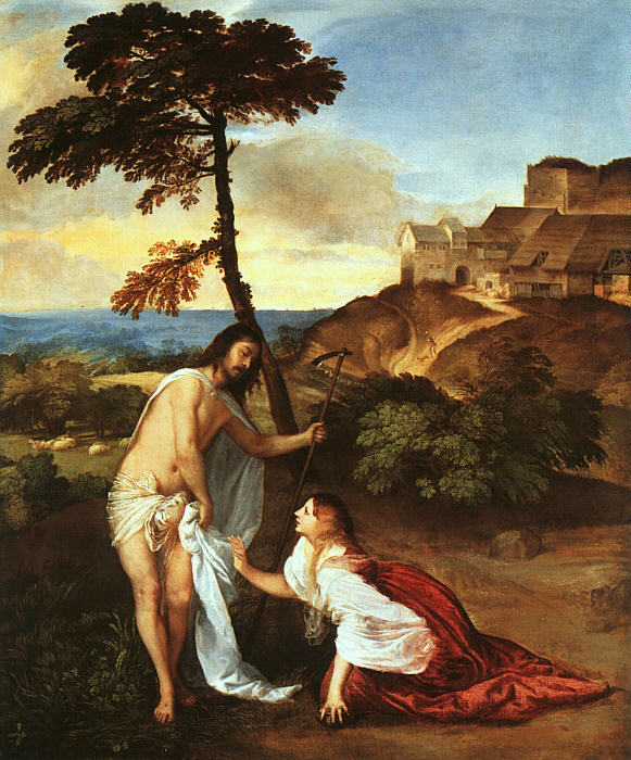Noli Me Tangere, 1511-12 by Titian Ramsey Peale Oil Painting reproduction
