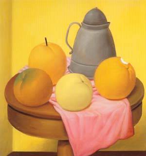 still life 1994 by Botero Fernando Oil Painting reproduction