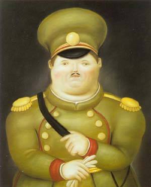 the captain 1969 by Botero Fernando Oil Painting reproduction