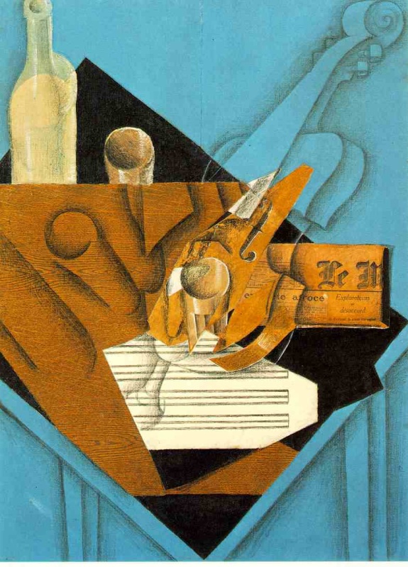 Musician's Table  by Gris Juan Oil Painting reproduction