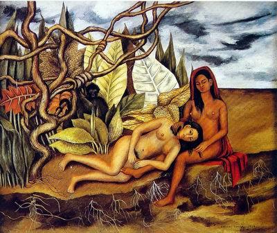 Two nudes in the Forest ,1939 by Kahlo,Frida Oil Painting reproduction