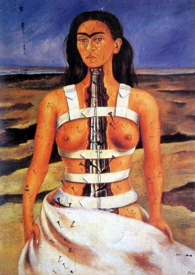  The Broken Column,1944 by Kahlo,Frida Oil Painting reproduction