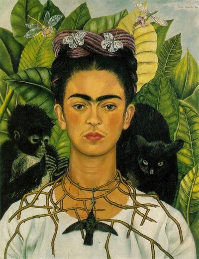 Self-Portrait  1940 by Kahlo,Frida Oil Painting reproduction