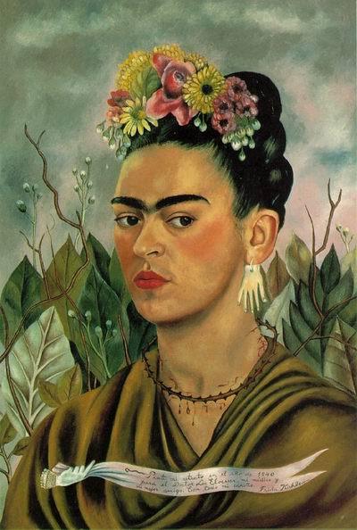 Self-Portrait  1940 by Kahlo,Frida Oil Painting reproduction