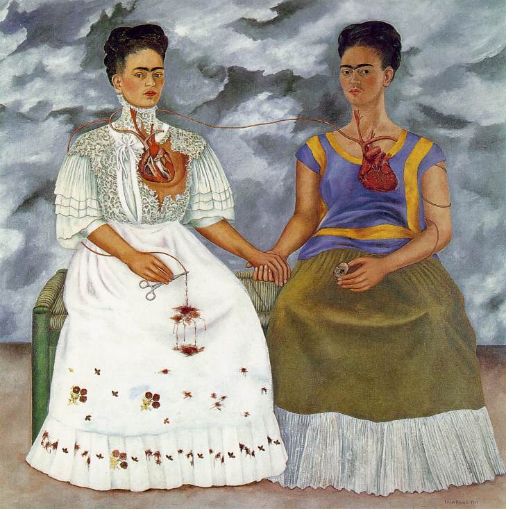 The Two Fridas,1939 by Kahlo,Frida Oil Painting reproduction
