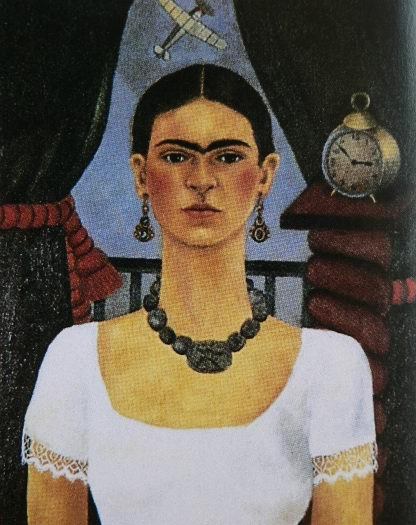 Self-portrait ,Time flies  ,1929 by Kahlo,Frida Oil Painting reproduction