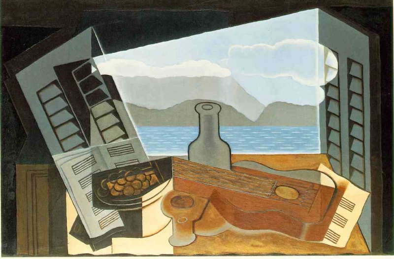 The Open Window by Gris Juan Oil Painting reproduction