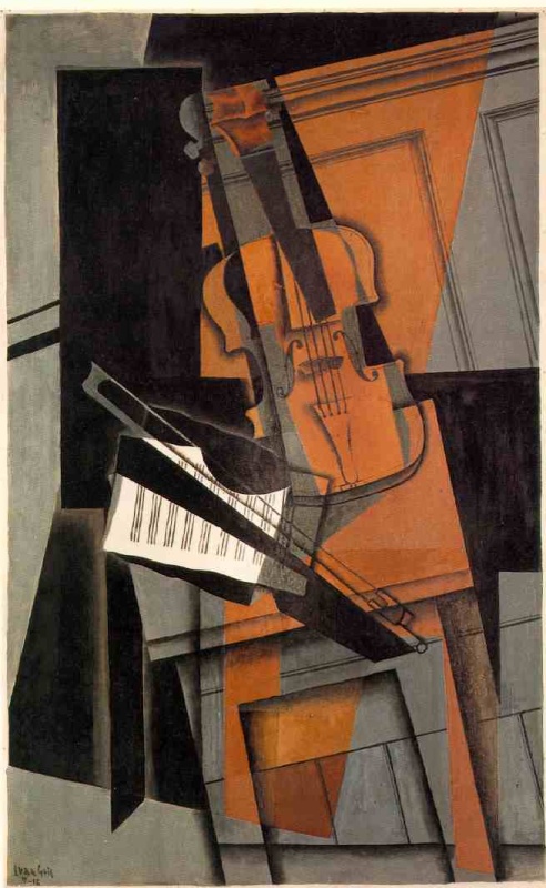 The Violin   by Gris Juan Oil Painting reproduction
