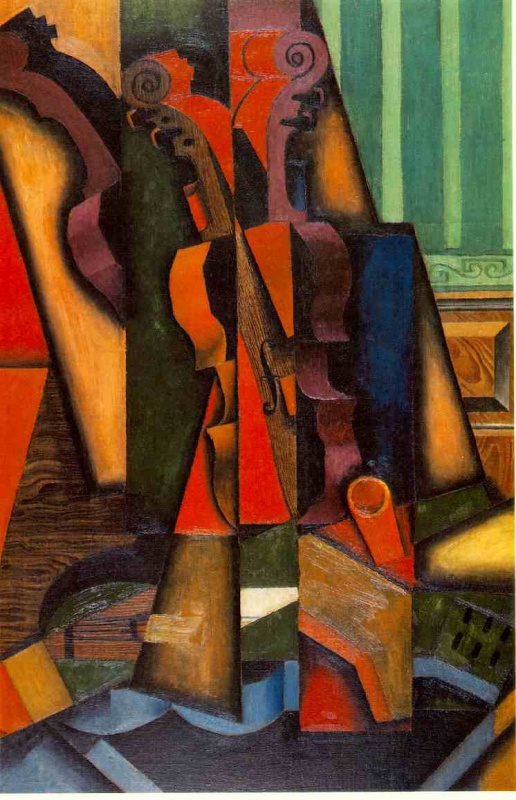 Violin and Guitar  by Gris Juan Oil Painting reproduction