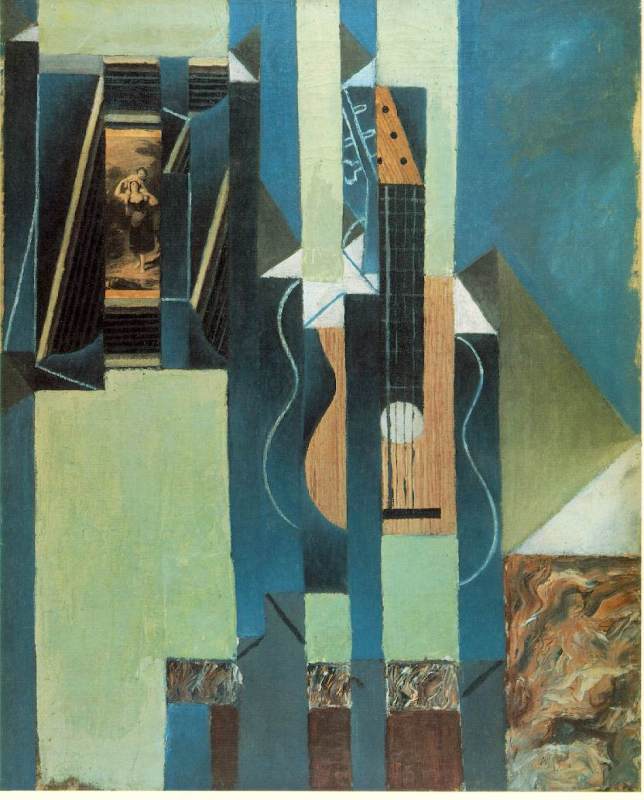 The Guitar  1913  by Gris Juan Oil Painting reproduction