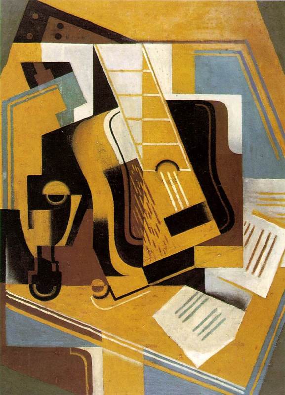  The Guitar  1918  by Gris Juan Oil Painting reproduction
