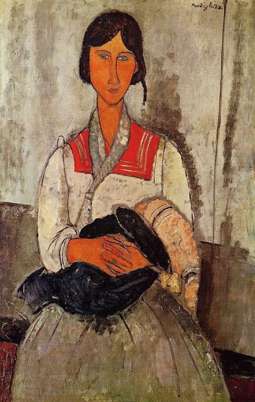  Gypsy Woman with Baby 1919