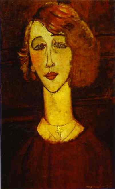 Lalotte. 1916 by Modigliani, Amedeo Oil Painting reproduction