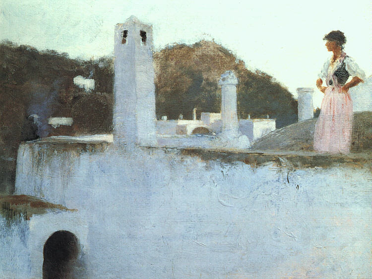 View of Capri, 1878 by Sargent, John Singer Oil Painting reproduction