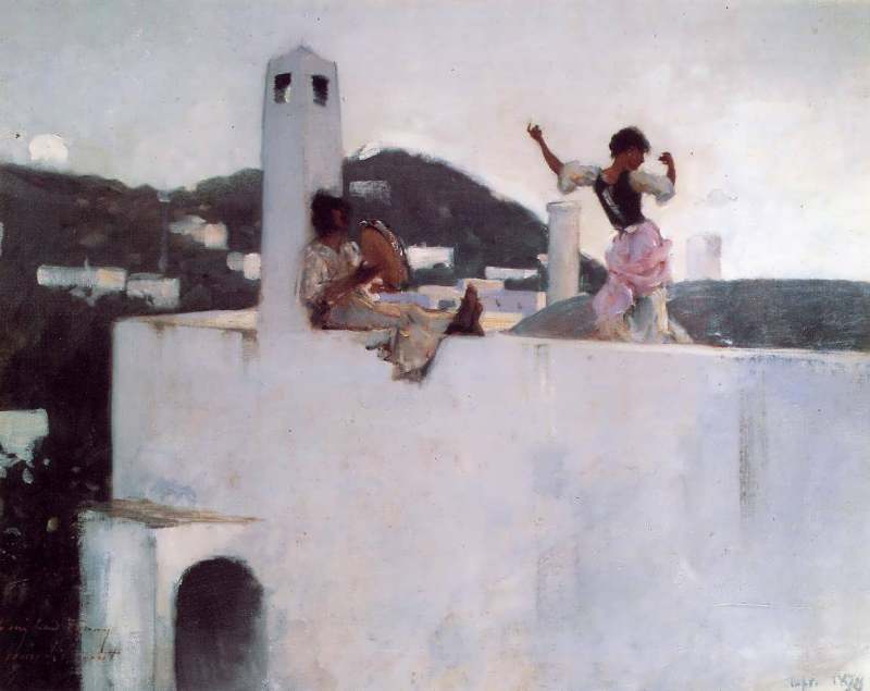 Capri  by Sargent, John Singer Oil Painting reproduction