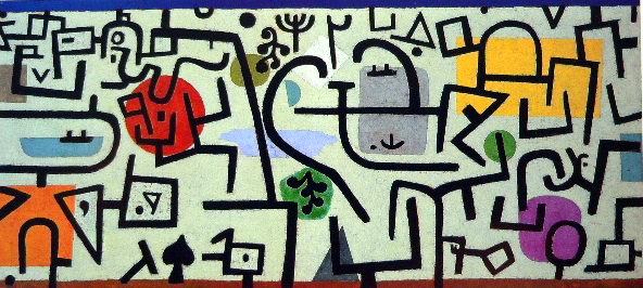 Rich Harbor by Klee,Paul Oil Painting reproduction
