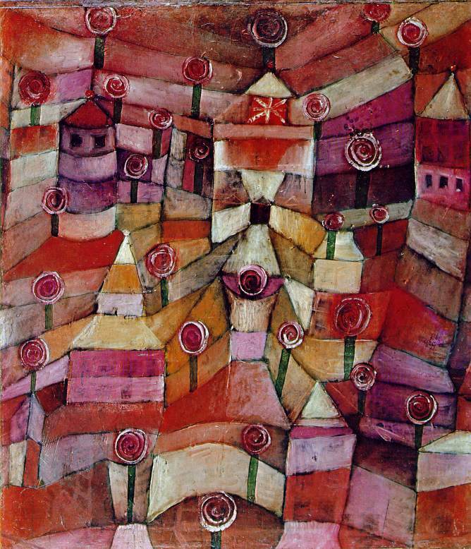 Rose Garden(The Golden Fish) by Klee,Paul Oil Painting reproduction