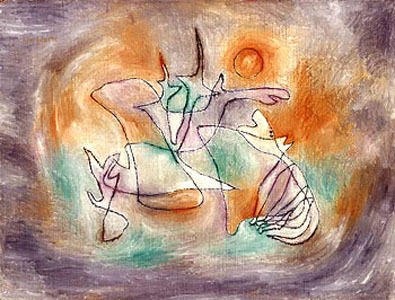Howling Dog by Klee,Paul Oil Painting reproduction