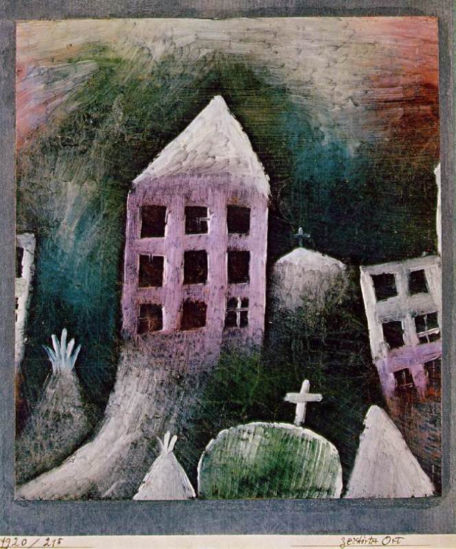 Destroyed Place  1920 by Klee,Paul Oil Painting reproduction