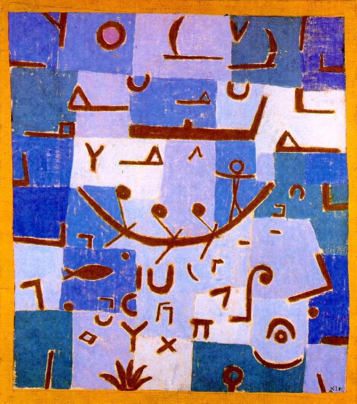 Legend of the Nile  1937 by Klee,Paul Oil Painting reproduction