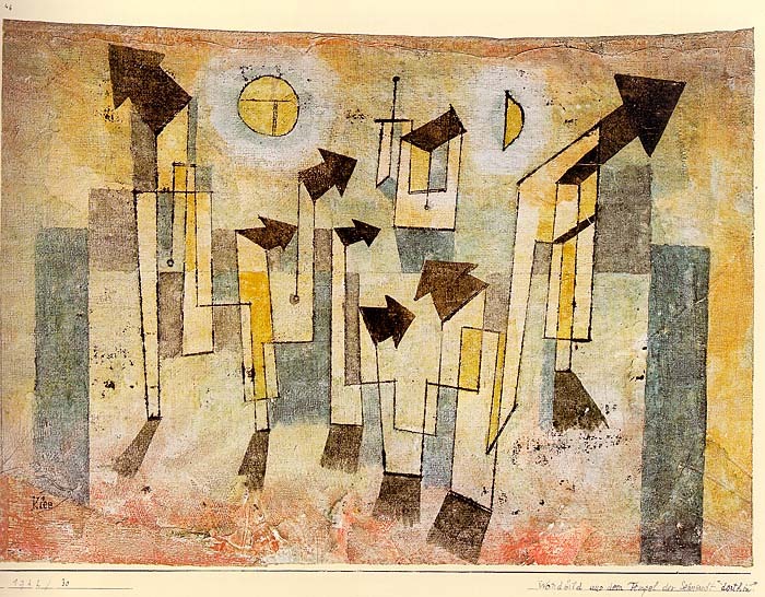 Mural from the Temple of Longing, 1922 by Klee,Paul Oil Painting reproduction