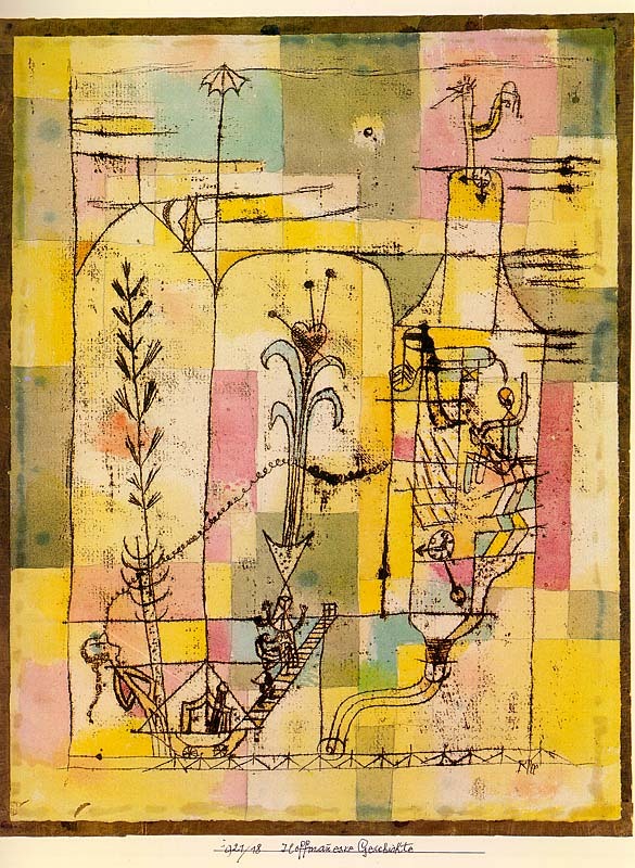 Tale a la Hoffmann, 1921 by Klee,Paul Oil Painting reproduction