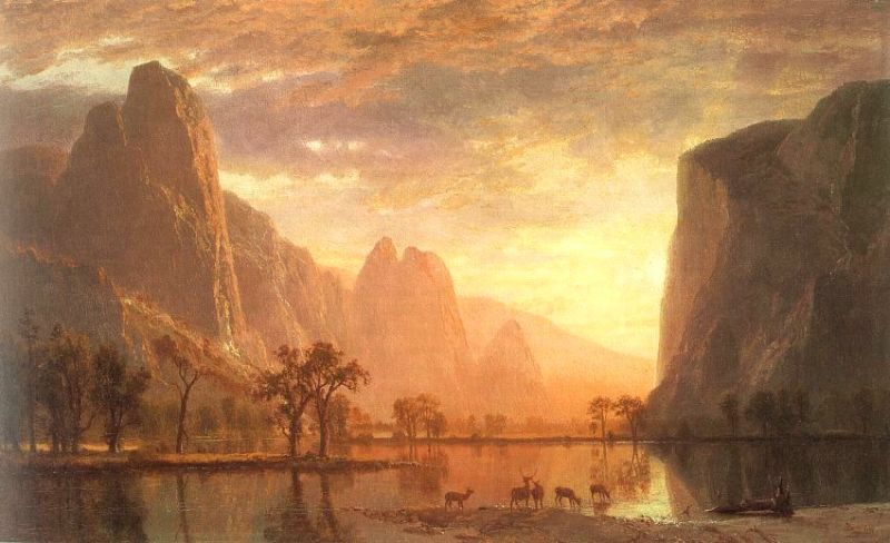 Valley of the Yosemite, 1864 by Albert Bierstadt Oil Painting reproduction