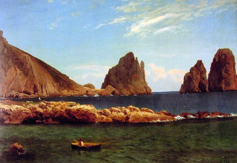 Capri by Albert Bierstadt Oil Painting reproduction