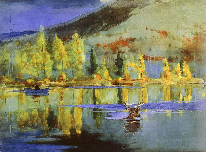 An October Day, 1889 by Winslow Homer Oil Painting reproduction