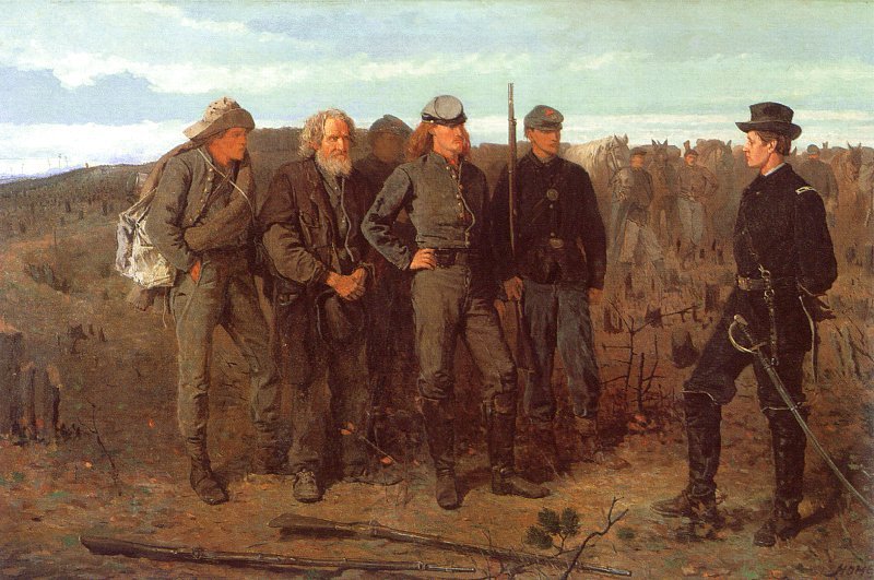 Prisoners from the Front, 1866  by Winslow Homer Oil Painting reproduction