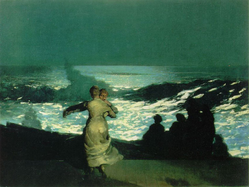 Summer Night  1890  by Winslow Homer Oil Painting reproduction