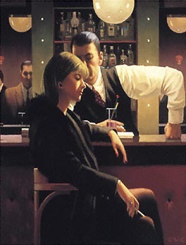 Cocktails and Broken Hearts byJack Vettriano Oil Painting reproduction